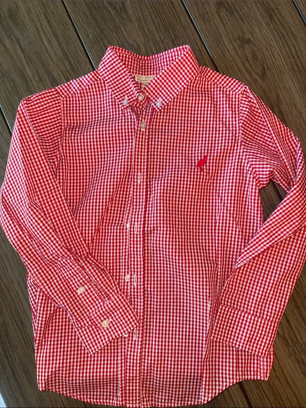 The Beaufort Bonnet Company Red Gingham Button-Down Shirt